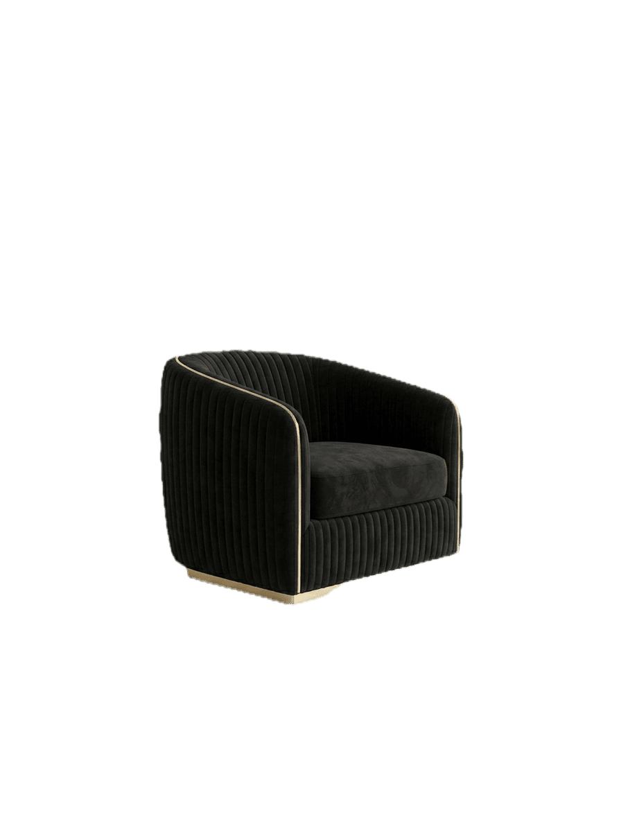 Velvet Gold lounge fotelja
