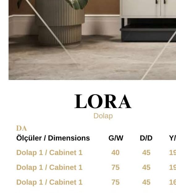 LORA Dolap 4