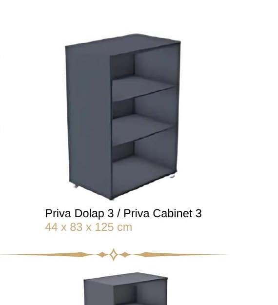 Priva 3 Dolap Varyant 2