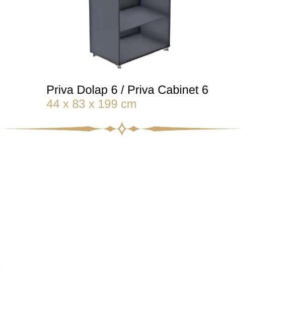 Priva 6 Dolap Varyant 2